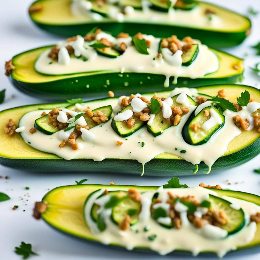 Zesty Zucchini Boats