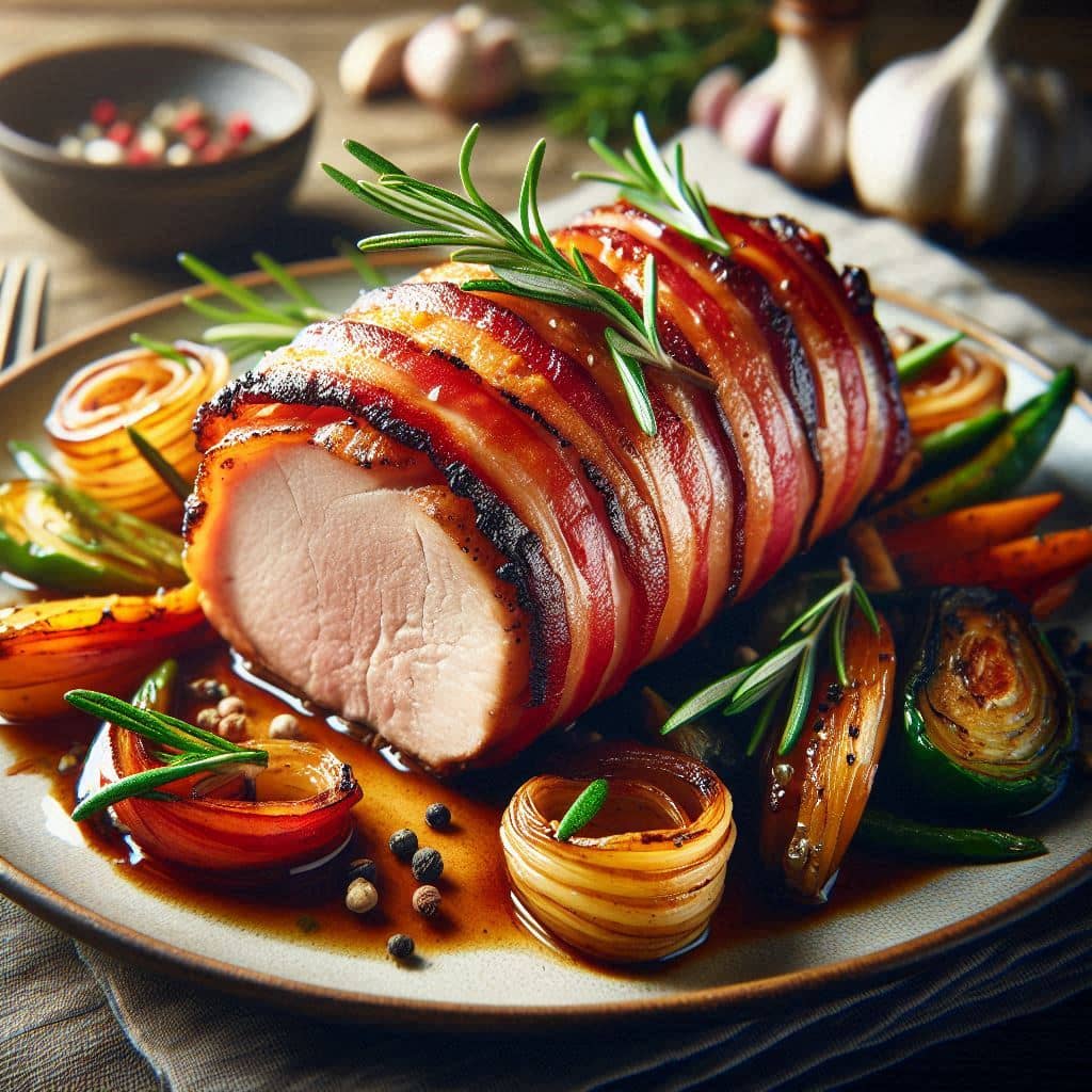 Bacon-Wrapped Pork Tenderloin