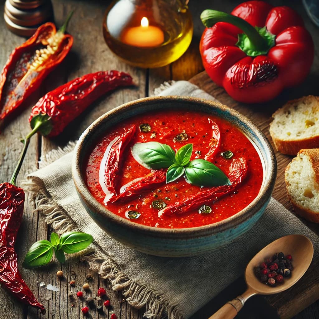 Roasted Red Pepper Soup Recipe