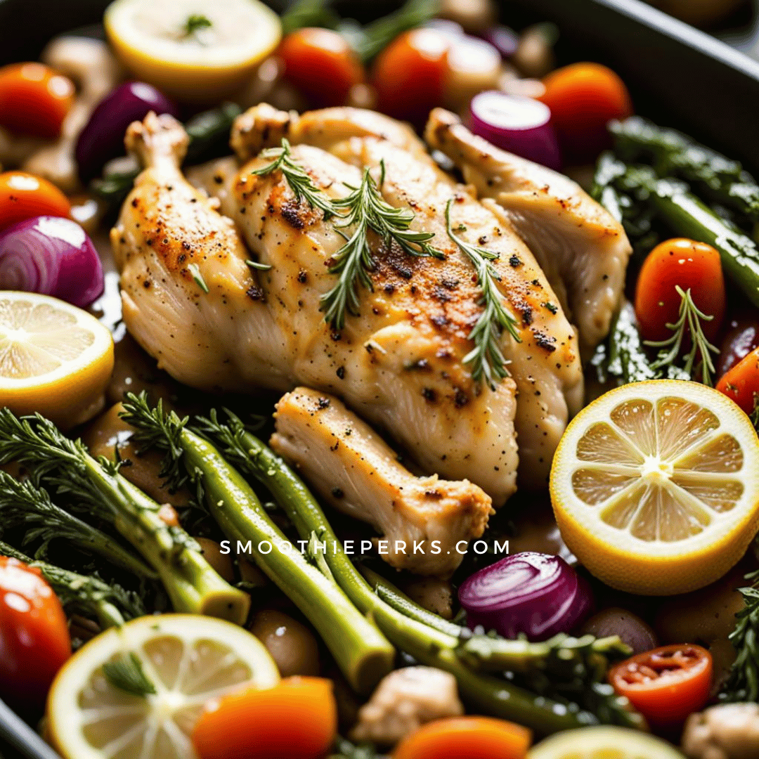 Sheet Pan Lemon Herb Chicken and Vegetables