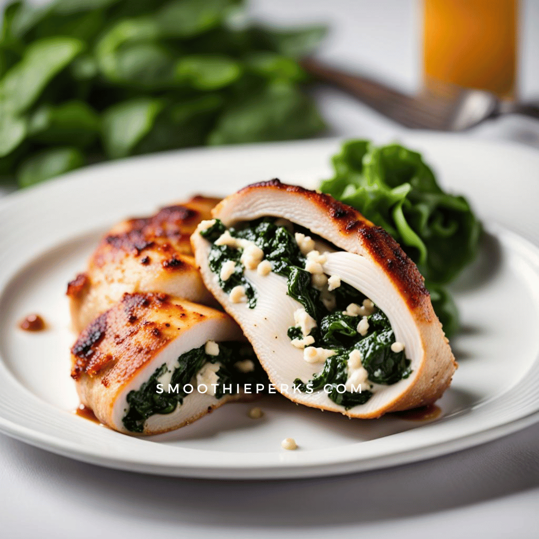 Spinach and Feta Stuffed Chicken Breast