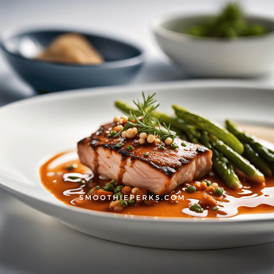 Honey Mustard Glazed Salmon