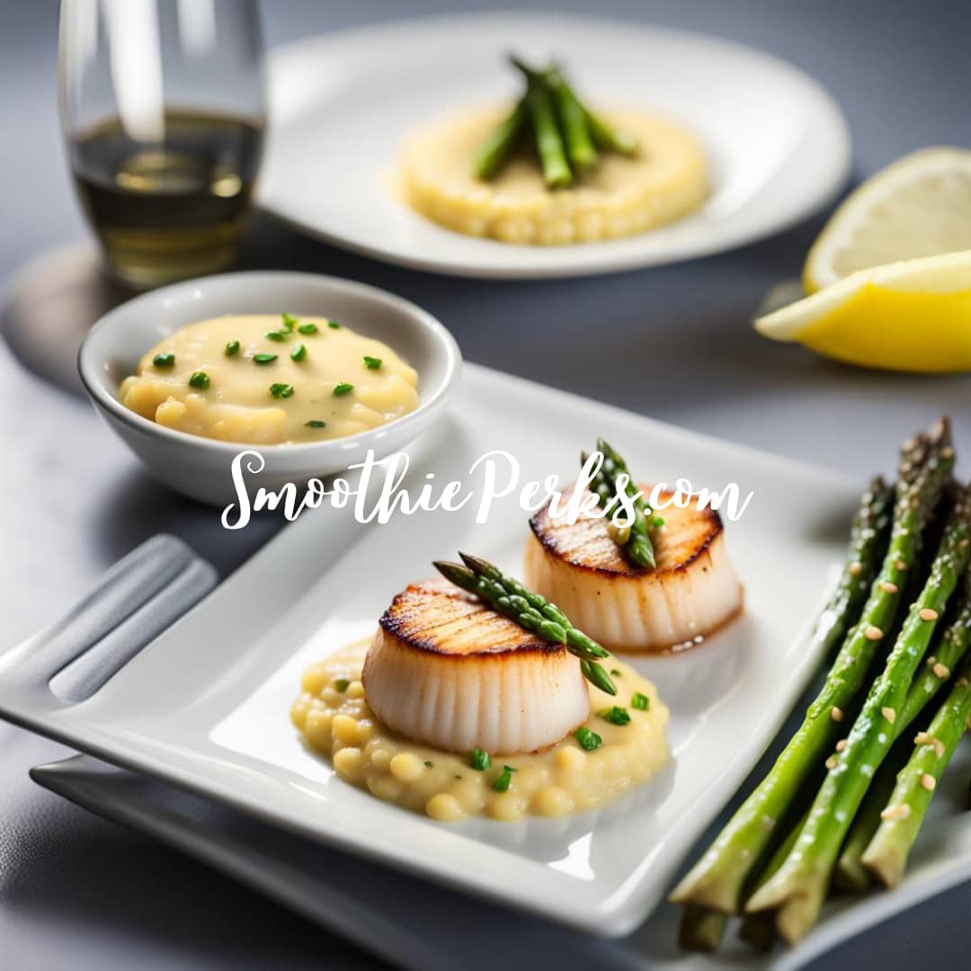 Appetizing Scallops & Champagne Cream Sauce