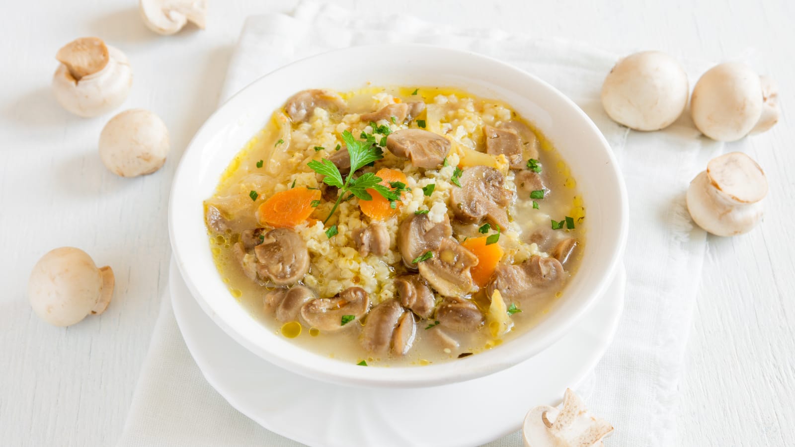 mushroom and barley soup