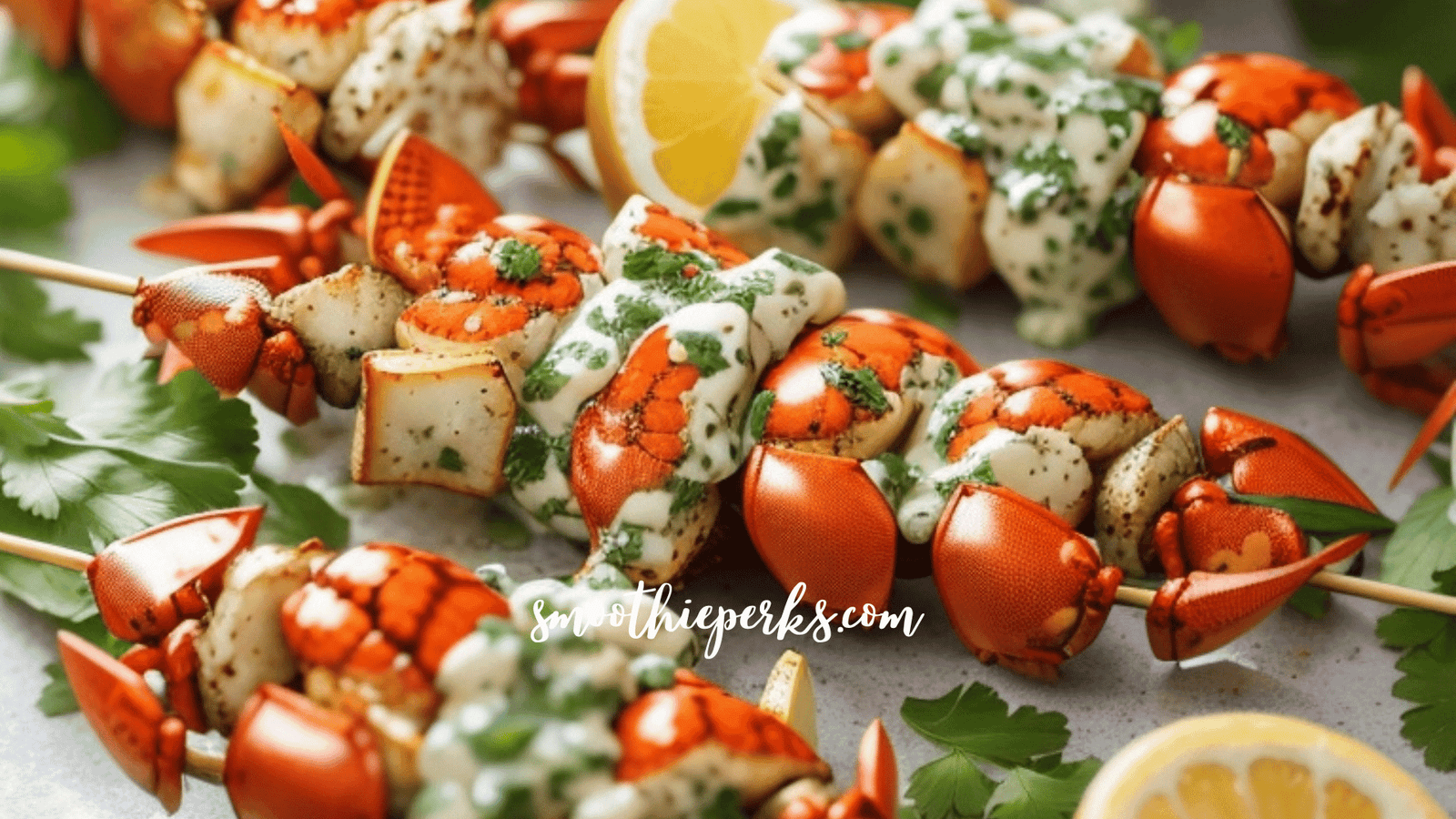 Grilled Crayfish Skewers