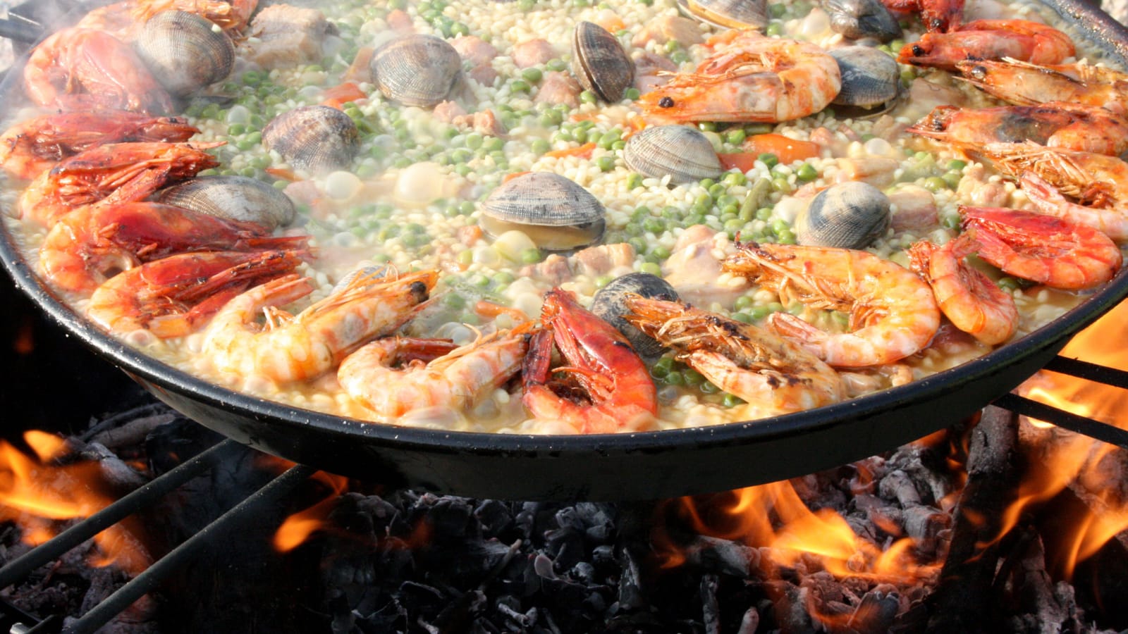 Paella with Saffron Rice