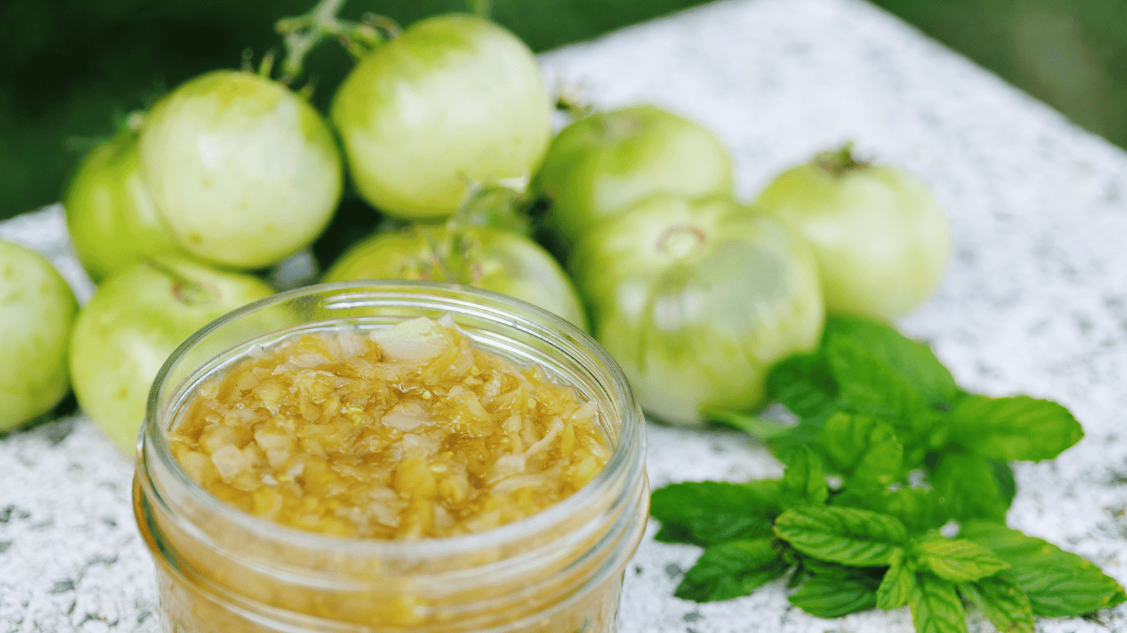 green tomato chutney