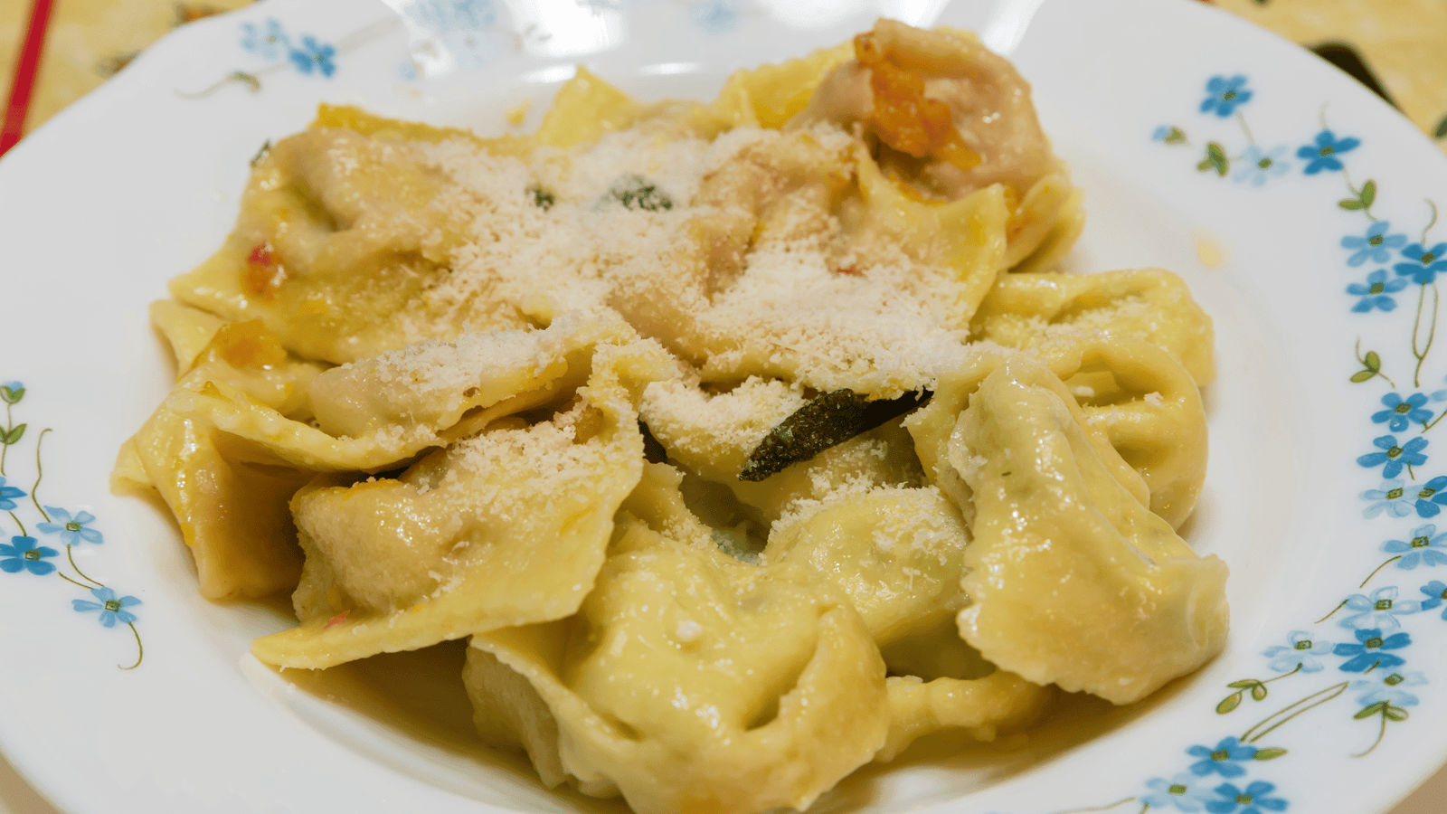 Pumpkin and Sage Ravioli