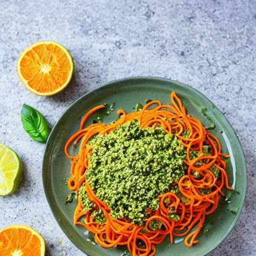 carrot top pesto