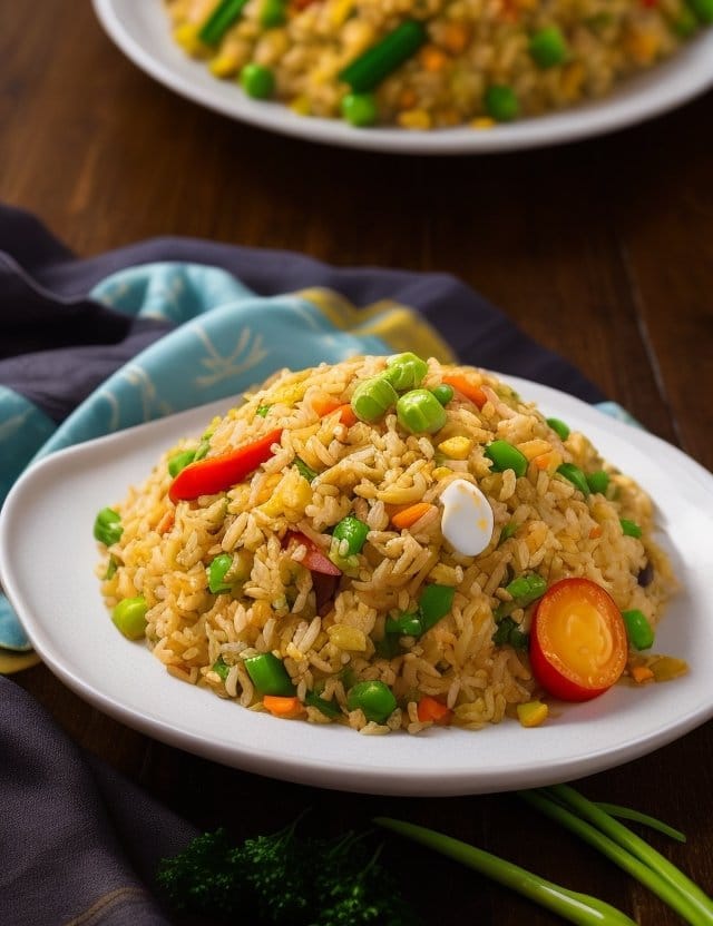 egg fried rice with veg