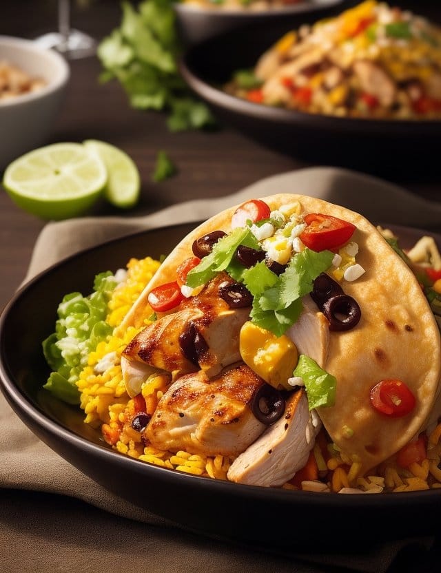 chicken burrito bowl