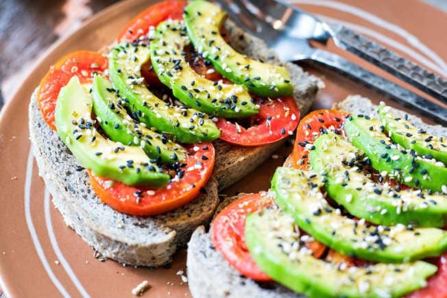 sesame avocado toast