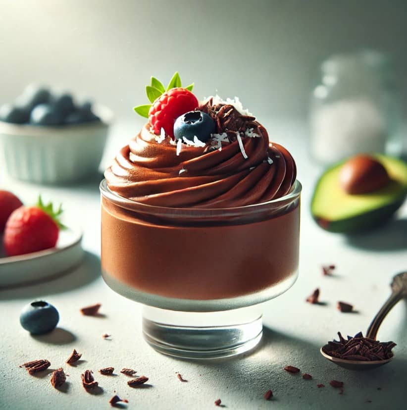 avocado choco mousse