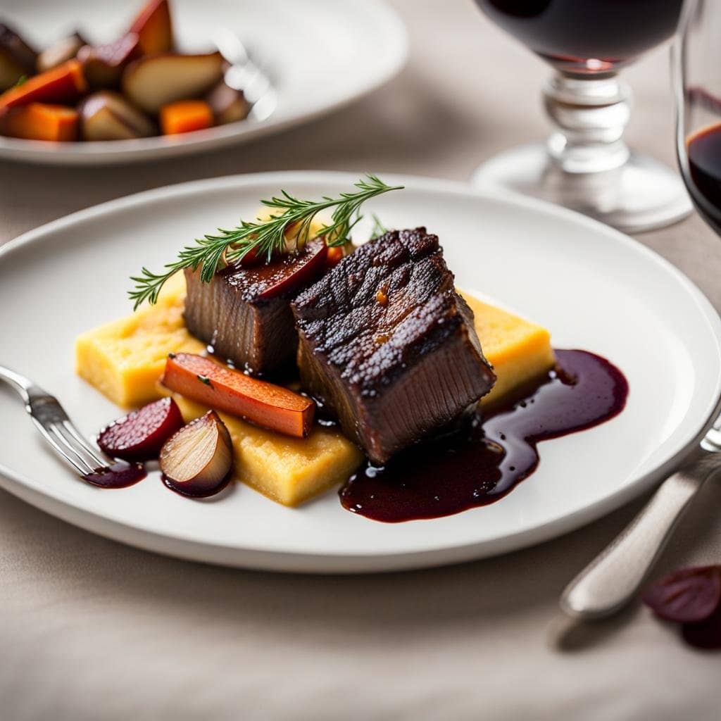Gourmet Braised Short Ribs with Red Wine Reduction