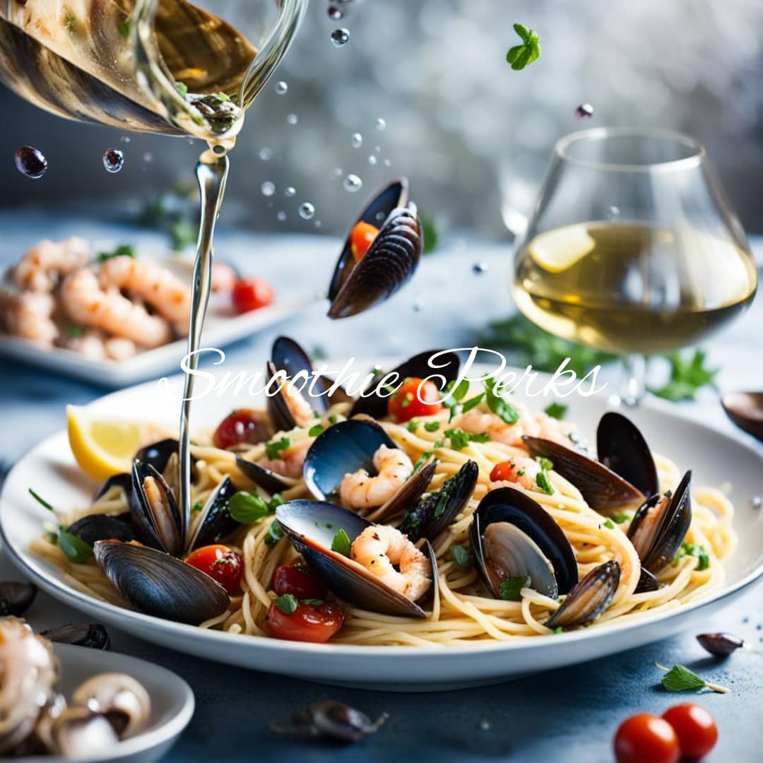 Easy Mediterranean seafood pasta