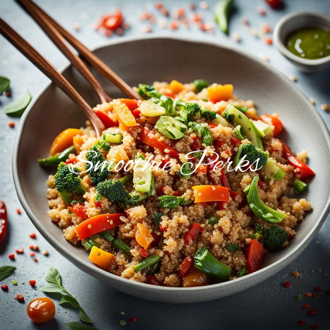 Nutritious Vegan Quinoa and Vegetable Stir-Fry