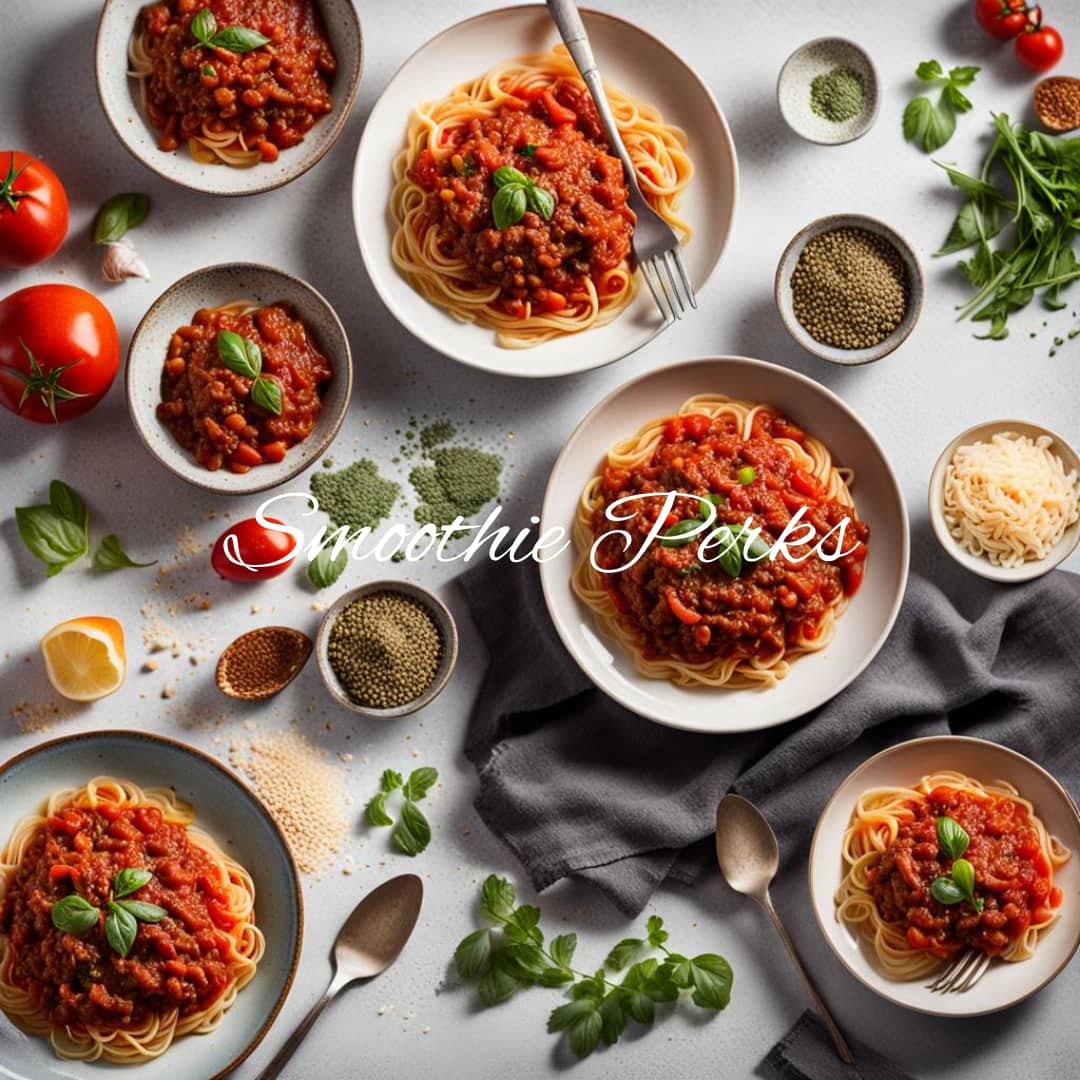 Lentil Bolognese: Vegan Meal With Protein