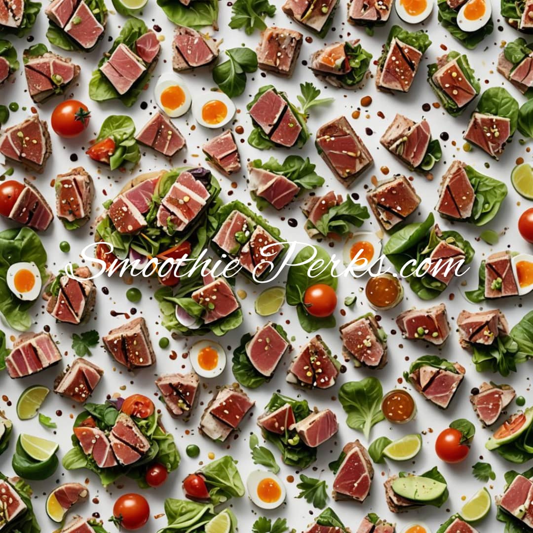 A Unique Asian-Style Tuna Steak Salad