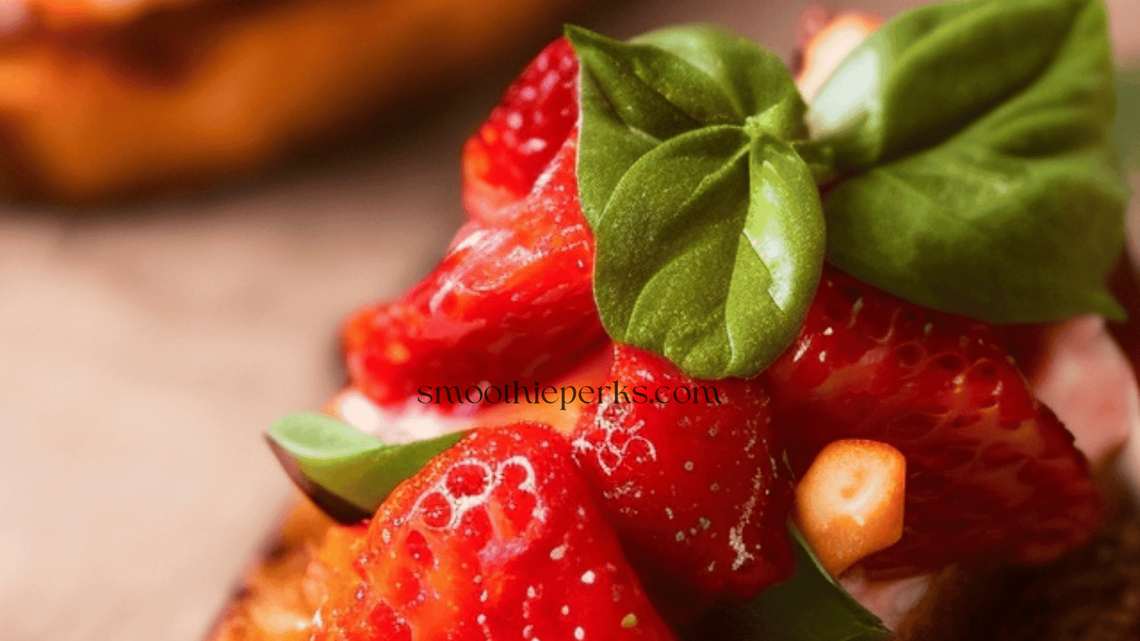 Sweet and savory Strawberry Basil Bruschetta